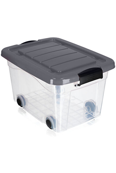 KADAX Ladă mare pentru jucării, cu roți, din plastic, 20 l