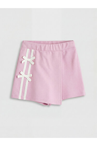 LC Waikiki Lila Striped Girl's Shorts Skirt