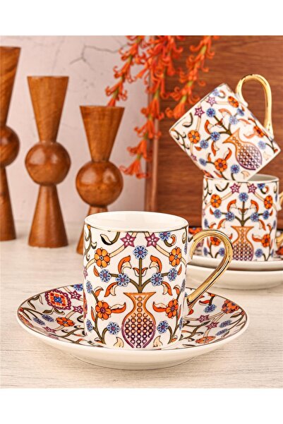 Paçi -Otantik 6’lı Kahve Fincanı Takımı | Geleneksel Şık Tasarım