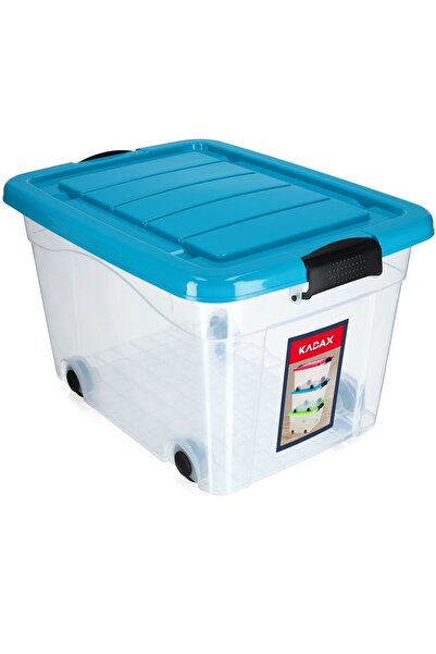 KADAX Toy Container Large Box Crate on Wheels Plastic Large 40L