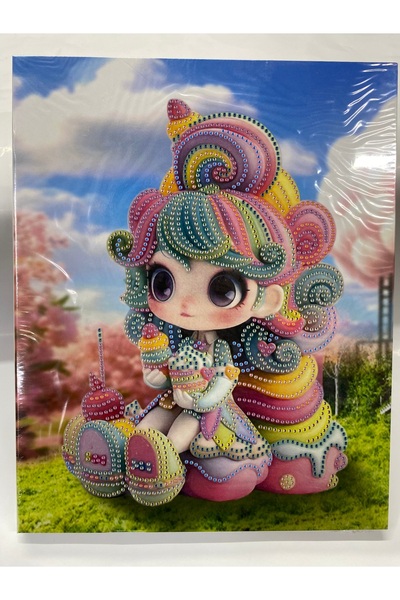 EleganTShoP Tuval 5D Yapışan Boncuk Mozaik Tablo 24*30 cm SDC-12