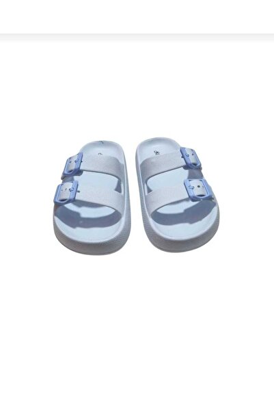 Akınal Bella Akınalbella Women's Double Buckle Summer Slippers E282.Z
