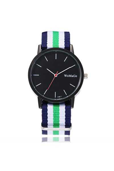 GENERAL Men's watch with a modern design and a colorful fabric strap from Wimaj