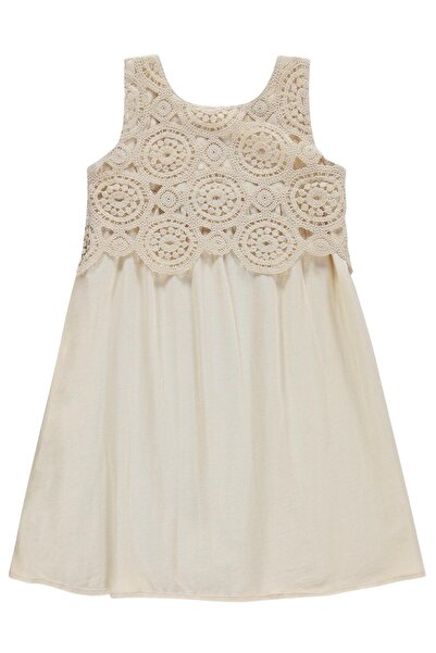 Civil Girls Čipka Haljina za deca uzrasta 10-13 godina - bež 10-11 godina