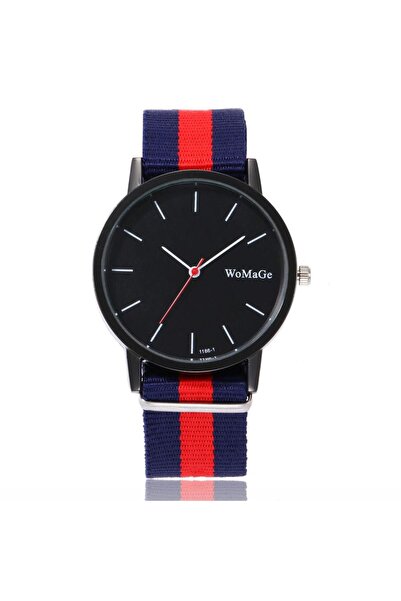 GENERAL Men's watch with a modern design and a colorful fabric strap from Wimaj