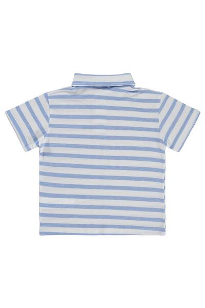 Civil Boys Prugasto Polo majica sa visokim ovratnikom za decu od 2-5 godina -...