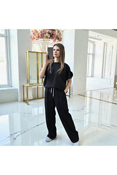 GLAMSI Women's set of pants and t-shirt with Patterned