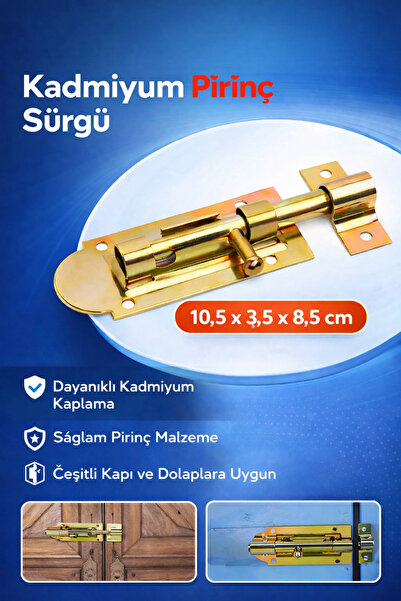 DESIPHON Kapı Sürgüsü Metal Krom Sürgü Kapı Pencere Emniyet Kilidi Güvenli Ki...