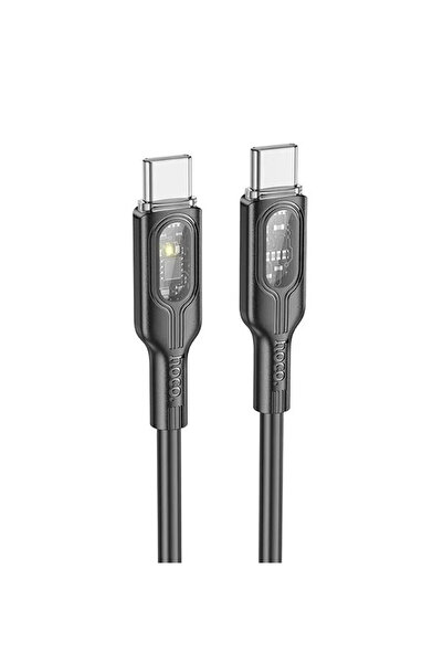Hoco Cablu transfer date si incarcare U120 USB-C - USB-C QC3.0 60W 3A 1.2m, N...