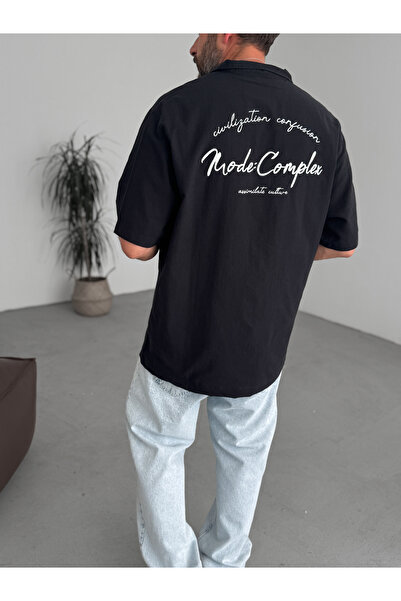 BYBASICMAN Black Mode Complex Vezena Košulja YP-5014