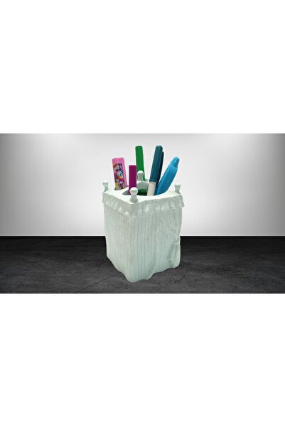 Bosphorus PENCIL HOLDER MARINE LATERNER MODEL POLYREESIN OFFICE REAL 7X7X12CM