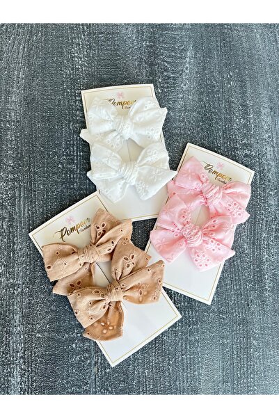 pempem bandana Дівчача 2-комплектна велика застібка-кліпса з базовим візерунком