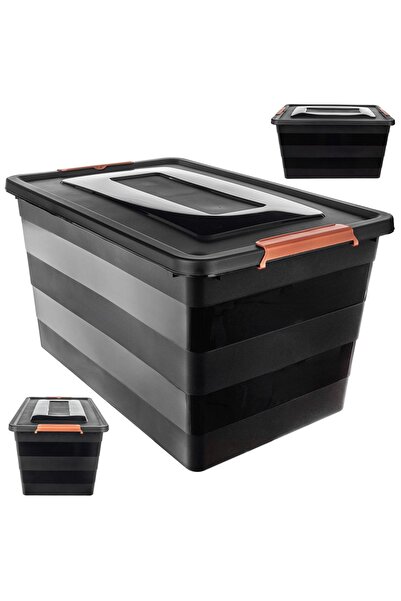 KADAX 55L Plastic Toy Organizer with Lid