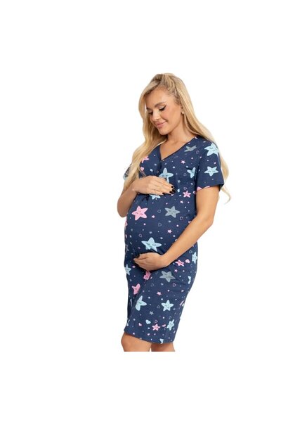 Formommy Риза за кърмене, Sleeping Stars, Памук, С копчета по средата, Размер...