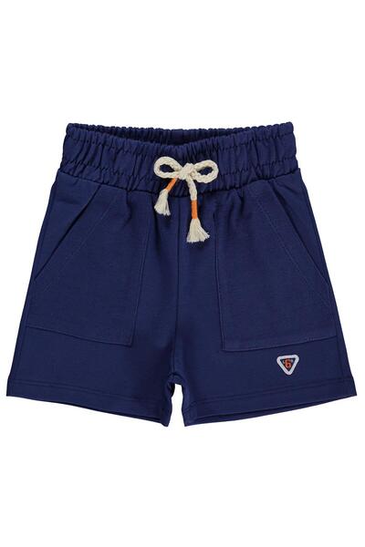 Civil Boys Double Pocket Shorts for 2-5 Years Old - Blue 5-6 Years Old