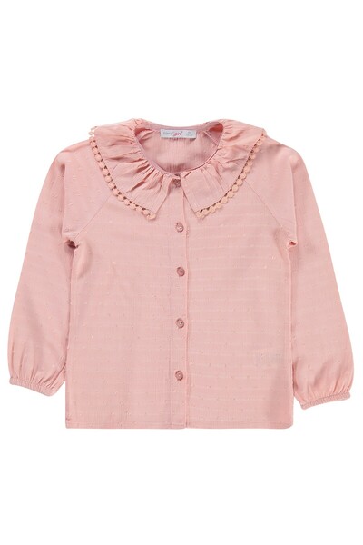 ZEYNEVA Bluză cu mâneci raglan pentru fete Timo 6-9 ani - Pudra 7-8 ani