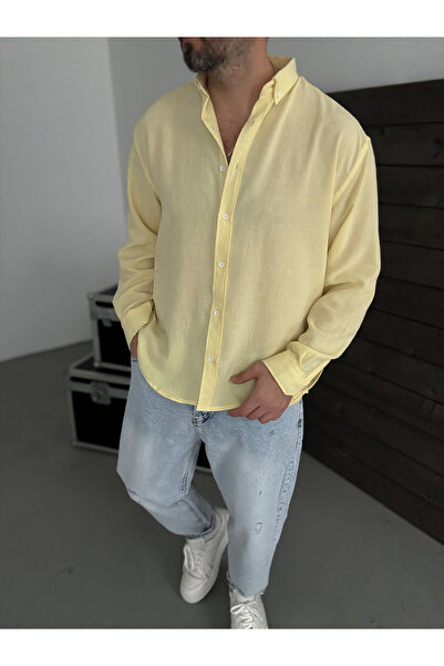 BYBASICMAN Žuta Osnovni košulja G-5138