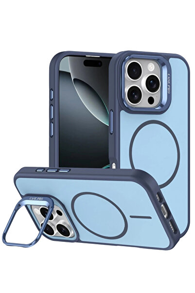 Fuchsia Flexa Magneticsafe Cover Compatible with iPhone 16 Pro Max - Blue