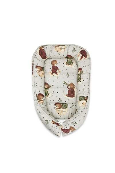 MimiNu Baby basket, MimiNu, For sleeping, Teddy Bear On Moon