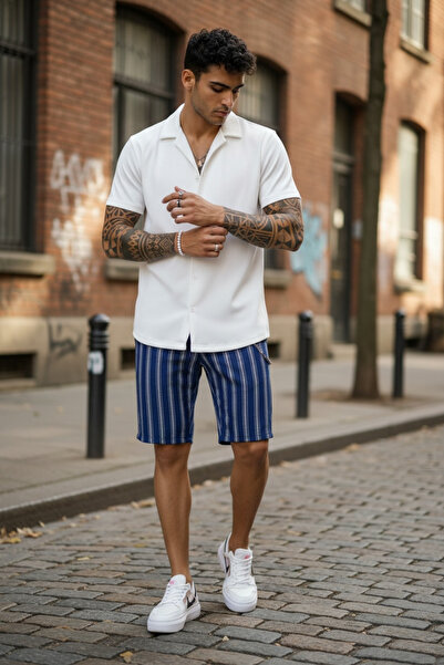 dehaine Pantaloni sucrti casual pentru barbati, in carouri, slim fit, 13147 B...