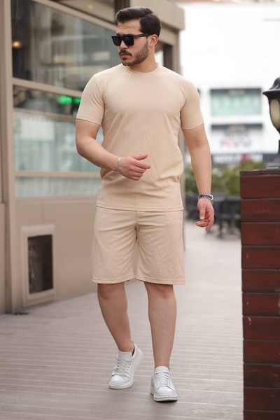 Minharir Set tricou și pantaloni scurți otomani pentru bărbați