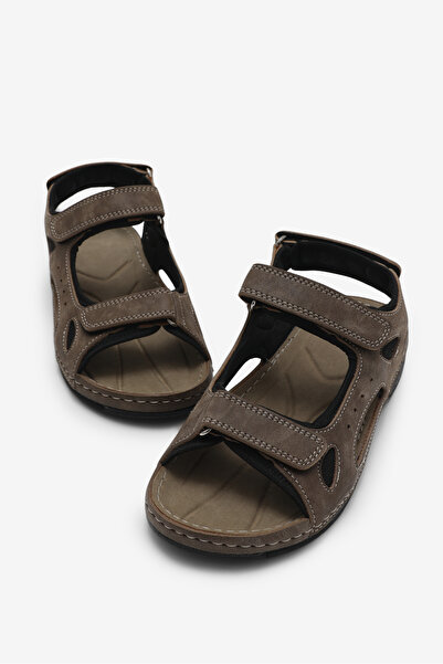 Tonny Black Women's Mink Comfortable Fit PU Sole Velcro Sandals