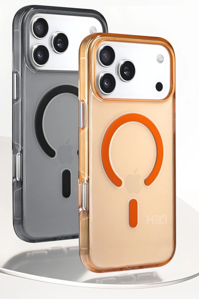 Fuchsia غطاء HBC-365 Bryce Magneticsafe متوافق مع iPhone 17 Pro - برتقالي