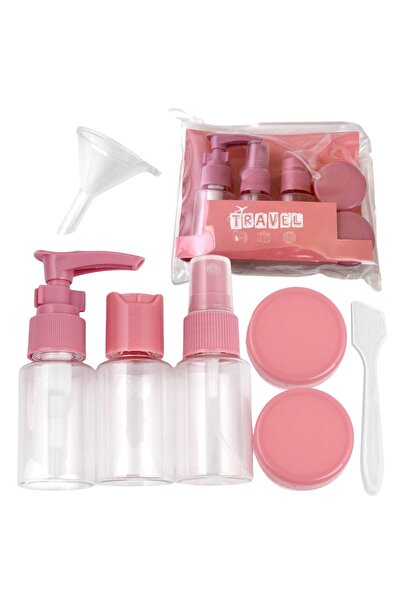 OEM Pink travel container set