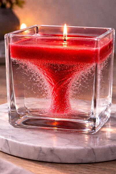CandleCastCreation IGNITION – Crimson Blast Modern Dekoratif Kokulu Mum