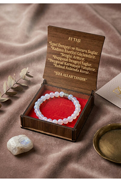 FEYSER Natural Moonstone Bracelet, Bijouterie, Energy-Enhancing (Gift)