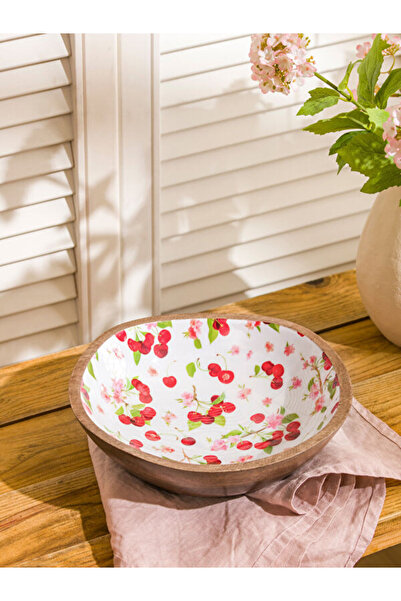 LC Waikiki Sparkling Choices from Shining Store Cherry Printed Salad Bowl 24 cm