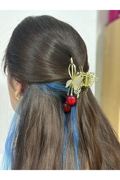 Melkady Aksesuar Melkady 559 - Butterfly Winged Cherry Stylish Stone Luxury C...