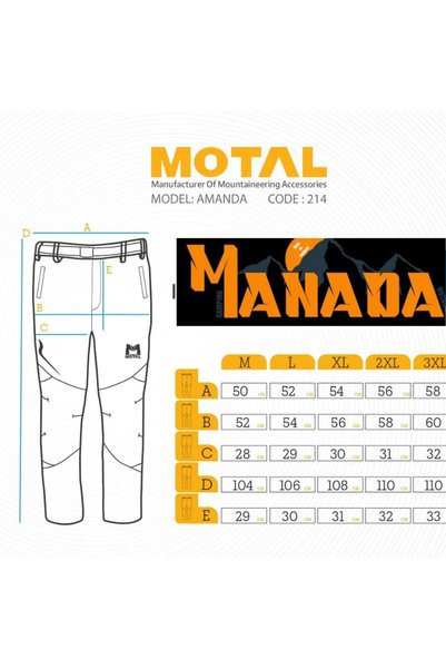 MANADA Motal Men's Trousers