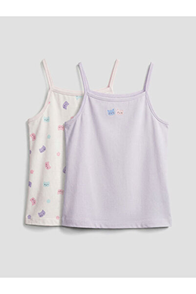 LC Waikiki Printed String Strap Girls' Undershirt 2-Pack for Style Seekers fr...