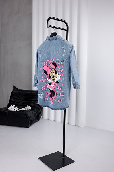 ozzıy34 Women's Denim Jacket Oversize