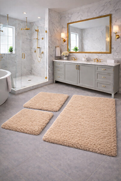 SOFT DECOR Plush , Pufy , Soft, Non-Slip Sole , Washable , 60X100-60X50-30X40...