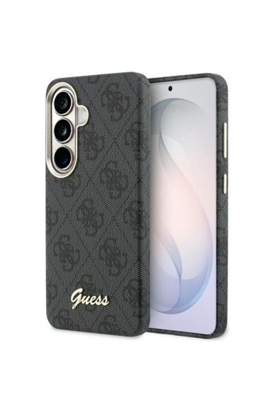Guess Case for Samsung Galaxy S26, 4G Script MagSafe, Black