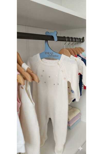 Muwody Toys İsme Özel, Kişiye Özel Ahşap Çocuk Askısı 15 Adet Askılık - Ayı B...