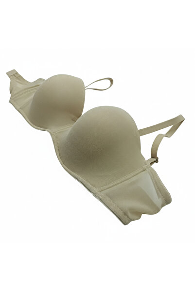 BONBON Women's Non-Padded Underwire Strapless Strapless Tulle Bra Bb2357