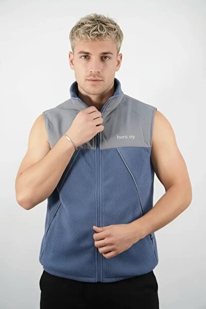 Hersley New Season Coated Men's Jacket Fleece Vest