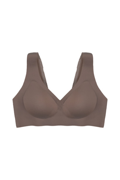 koza iç giyim Non-wired Laser Cut Detailed Back Lace Piece Stitch-Free Bra