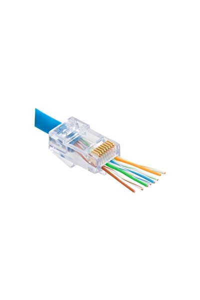 Rovision Mufa RJ-45 Cat.6 EZ Pass-Through, 100 buc.