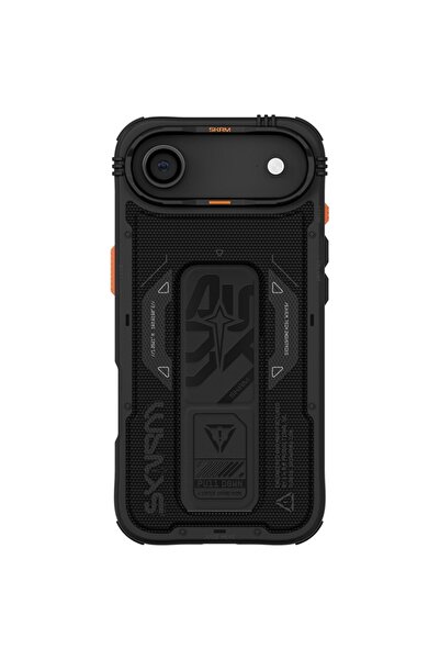 Skinarma Carcasă PHANTOM pentru iPhone 17 Air, MagSafe, suport Grip, neagră