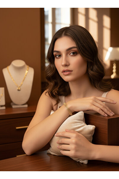 ozelia سوار سلسلة ذهبي اللون للنساء من Xuping - تصميم كلاسيكي أنيق لا يتأكسد