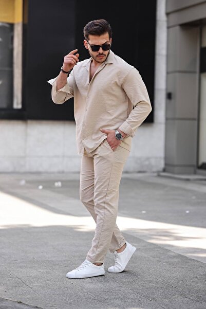 Minharir Чоловічий комплект з льону Crystal Gold