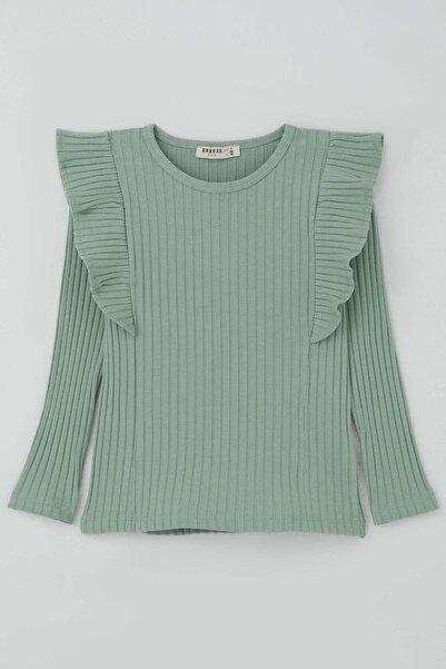 Breeze Devojčica, majica dugih rukava sa volanima, uzrast 2-6 godina, vodeno ...