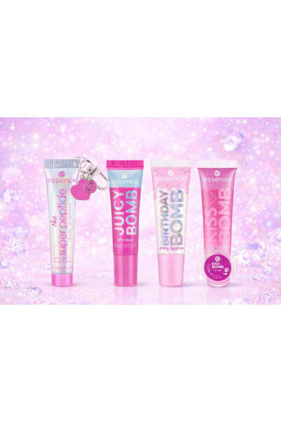 Essence Shiny Beauty Set Juicy Bomb Super peptide, kiss bomb