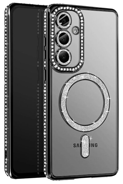 Fuchsia حافظة Joke لمّاع Magneticsafe متوافقة مع هاتف Samsung Galaxy S26 - أسود