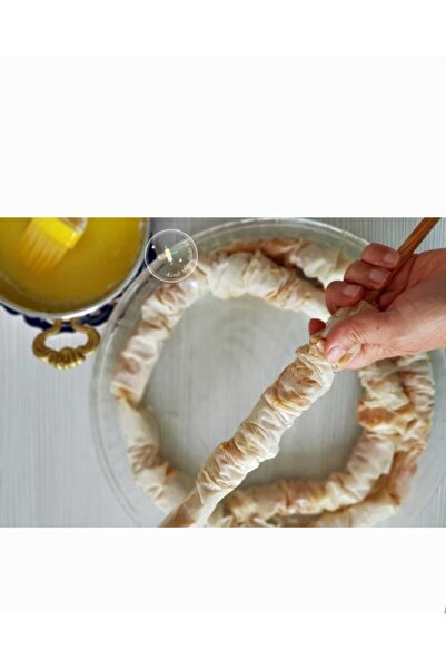 Saatistan 50 cm ince baklava oklava seti, 2 adet, mutfak şıklığı için ideal