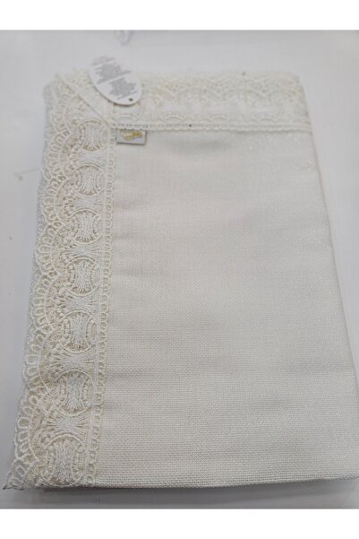 KÜBRAHOME'S Linen K Linen Silvery Mas Tablecloth 0X220 cm Ecru